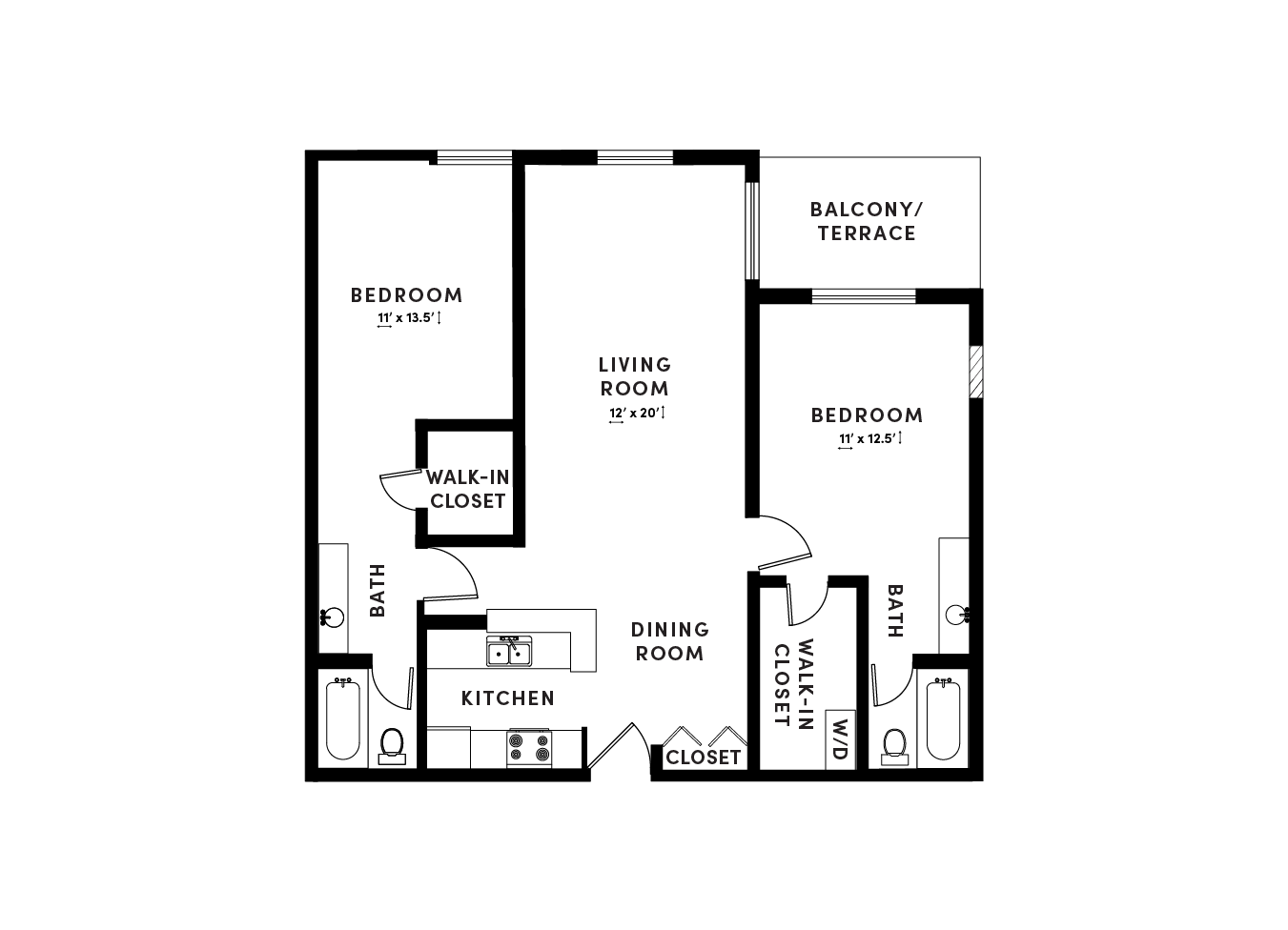 floor plan image of apartment_A316